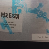 Mr. Easta #1 - 2nd Print - Page 13  - PRESSWORKS - Printer Plate - Black
