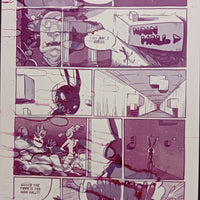 Mr. Easta #1 - 2nd Print - Page 13  - Magenta - Comic Printer Plate - PRESSWORKS