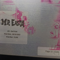 Mr. Easta #1 - 2nd Print - Page 13  - PRESSWORKS - Printer Plate - Cyan