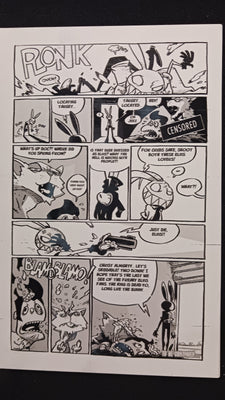 Mr. Easta #1 - 2nd Print - Page 24  - Black - Comic Printer Plate - PRESSWORKS
