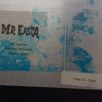 Mr. Easta #1 - 2nd Print - Page 24  - PRESSWORKS - Printer Plate - Black