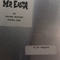 Mr. Easta #1 - Page 20  - PRESSWORKS - Printer Plate - Magenta