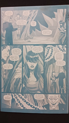 Stabbity Bunny - Vol 2 - Trade Paperback - Page 134 - PRESSWORKS - Printer Plate - Cyan