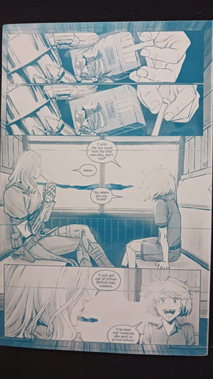 Darkland #1 - Page 15 - PRESSWORKS - Comic Art - Printer Plate - Cyan