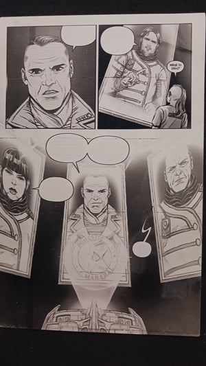Darkland #1 - Page 3 - PRESSWORKS - Comic Art - Printer Plate - Black