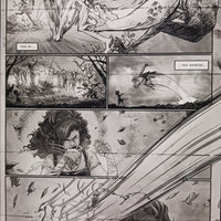 Snow White Zombie Apocalypse #1 - Page 9 - PRESSWORKS - Comic Art -  Printer Plate - Black