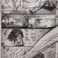 Snow White Zombie Apocalypse #1 - Page 9 - Black - Comic Printer Plate - PRESSWORKS