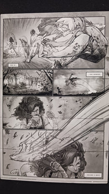 Snow White Zombie Apocalypse #1 - Page 9 - Black - Comic Printer Plate - PRESSWORKS