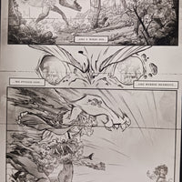 Snow White Zombie Apocalypse #1 - Page 14 - PRESSWORKS - Comic Art -  Printer Plate - Black