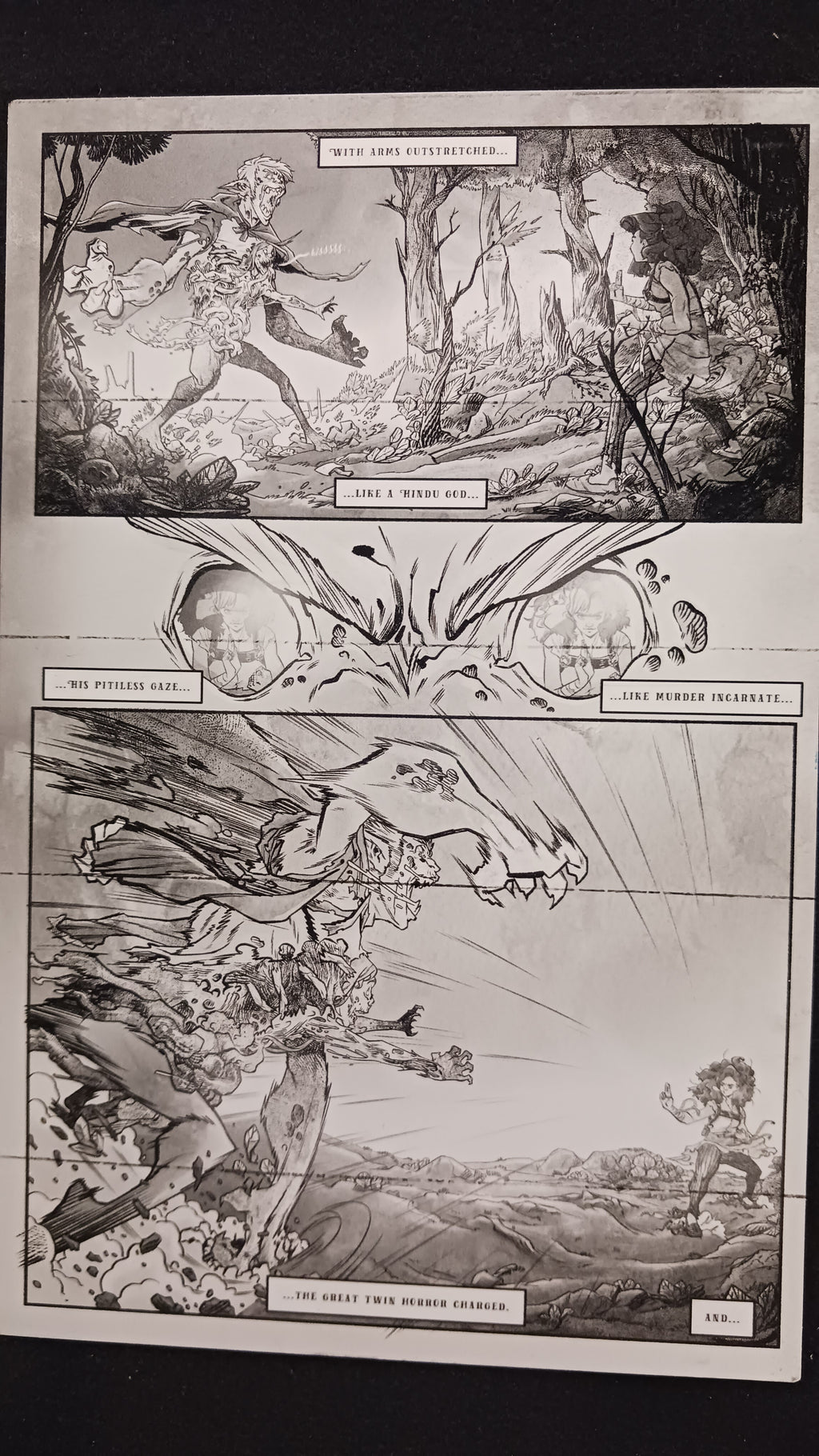 Snow White Zombie Apocalypse #1 - Page 14 - Black - Comic Printer Plate - PRESSWORKS