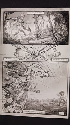 Snow White Zombie Apocalypse #1 - Page 14 - Black - Comic Printer Plate - PRESSWORKS