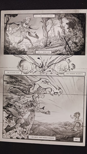 Snow White Zombie Apocalypse #1 - Page 14 - Black - Comic Printer Plate - PRESSWORKS