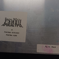 Snow White Zombie Apocalypse #1 - Page 14 - PRESSWORKS - Comic Art -  Printer Plate - Black