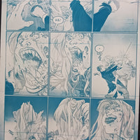 Snow White Zombie Apocalypse #1 - Page 16 - PRESSWORKS - Comic Art -  Printer Plate - Cyan