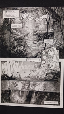 Snow White Zombie Apocalypse #1 - Page 1 - Black - Comic Printer Plate - PRESSWORKS