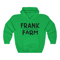 Frank At Home On The Farm (Logo Design) - Heavy Blend™ Hooded Sweatshirt