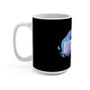 By The Horns (Logo Design) - Black Coffee Mug 15oz