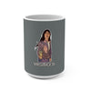 Yasmeen (Yasmeen Design) -  Grey Mug 15oz