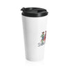 Soulstream (Group Design) - White Stainless Steel Travel Mug