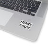 Frank At Home On The Farm (Logo Design) - Kiss-Cut Stickers