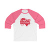 Long Live Pro Wrestling -  Logo Design - Unisex 3\4 Sleeve Baseball Tee