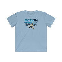 Action Tank - Blue Logo Design - Kids Fine Jersey Tee