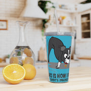 Bandit - This is How I Roll - Plastic Tumbler with Straw