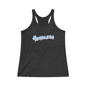 Headless (Logo Design) - Women's Tri-Blend Racerback Tank