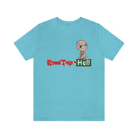 Road Trip To Hell - Angel Logo Design - Unisex Jersey Short Sleeve Tee