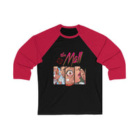 The Mall - Logo Design - Unisex 3\4 Sleeve Baseball Tee