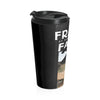 Frank At Home On The Farm (Issue One Design) - Black Stainless Steel Travel Mug
