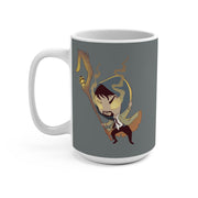 The Shepherd (Chibi Shepherd Design) - Grey Coffee Mug 15oz