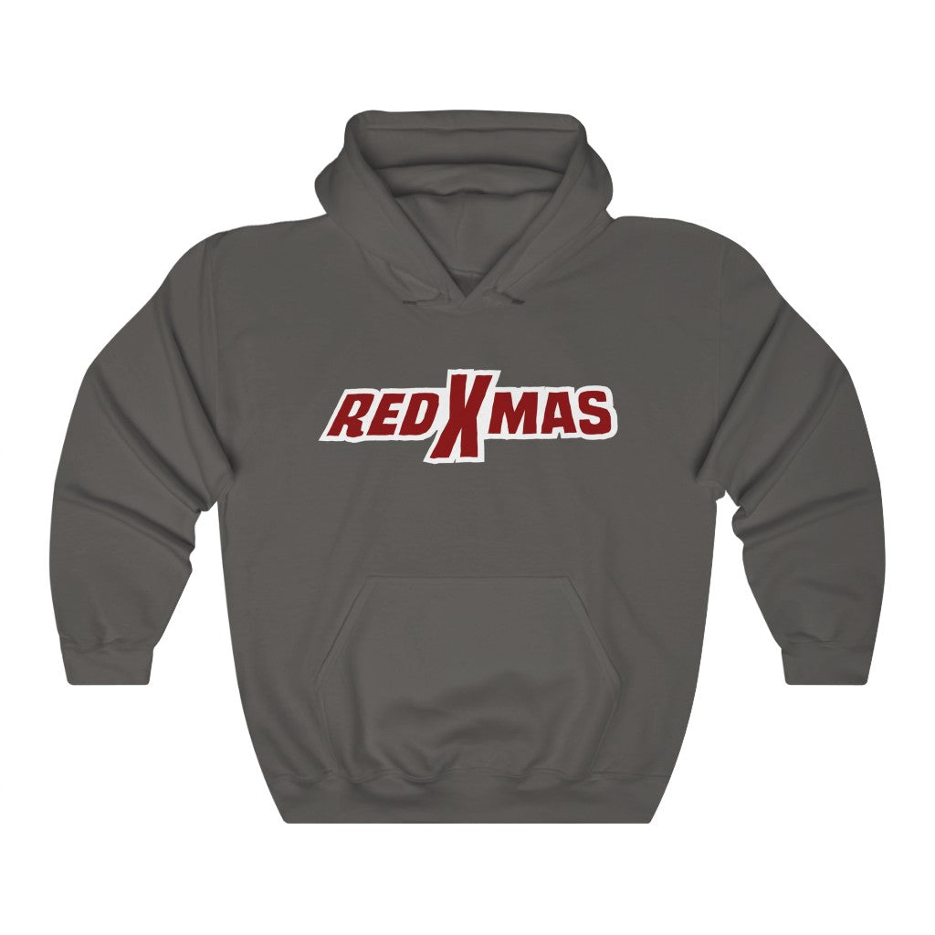 Red XMAS (Logo Design) - Heavy Blend™ Hooded Sweatshirt