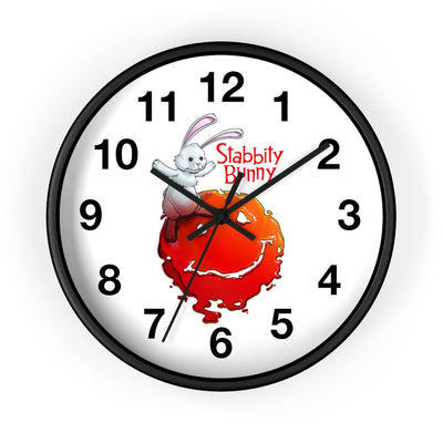 Stabbity Bunny (#1 Cover Design) - Wall Clock