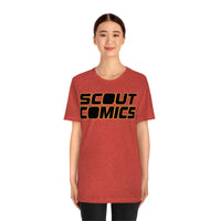 Scout Comics - Black Logo - Unisex Jersey Short Sleeve Tee