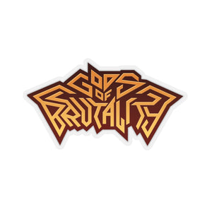 Gods of Brutality - Logo - Kiss-Cut Stickers