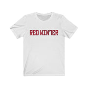 Red Winter (Logo Design)  - Unisex Jersey T-Shirt