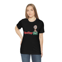 Road Trip To Hell - Angel Logo Design - Unisex Jersey Short Sleeve Tee