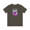 Ghost Planet - Tess- Purple Logo Design -  Copy of Unisex Jersey Short Sleeve Tee