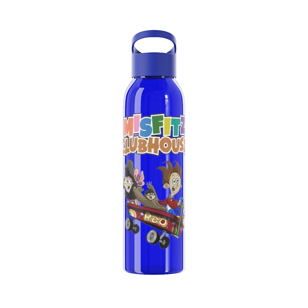 Misfitz Clubhouse - Logo Design - Sky Water Bottle