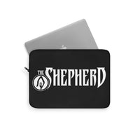 The Shepherd (Logo Design) - Black Laptop Sleeve