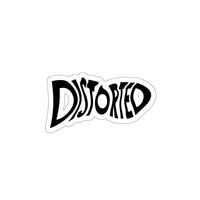 Distorted (Logo Design) - Kiss-Cut Stickers