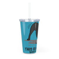Bandit - This is How I Roll - Plastic Tumbler with Straw