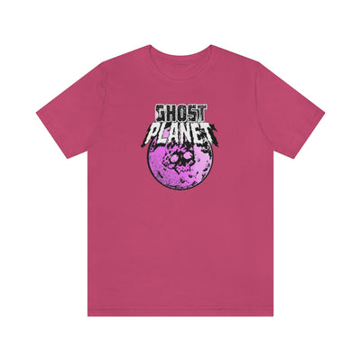 Ghost Planet - Tess- Purple Logo Design -  Copy of Unisex Jersey Short Sleeve Tee