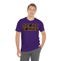 Scout Comics - Black Logo - Unisex Jersey Short Sleeve Tee