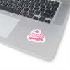 Black Caravan - Pink Logo - Kiss-Cut Stickers