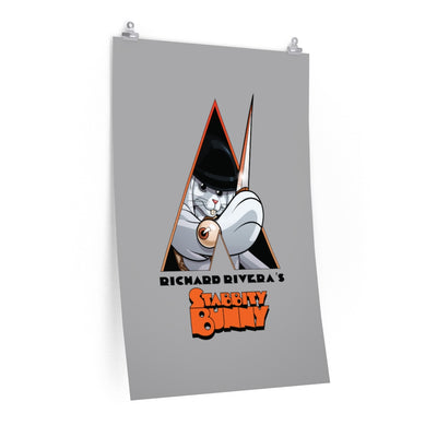 Stabbity Bunny (Clock Work Design) - Poster