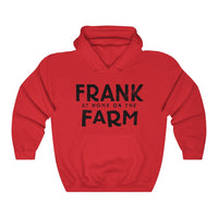 Frank At Home On The Farm (Logo Design) - Heavy Blend™ Hooded Sweatshirt