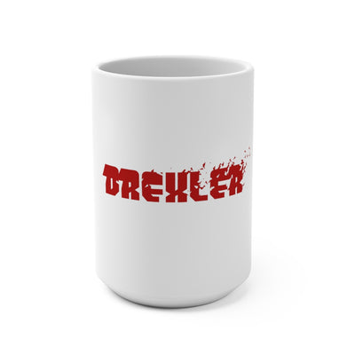 Drexler (Red Logo Design) - White Coffee Mug 15oz