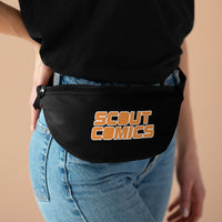 Scout Comics (Orange Logo Design) - Black Fanny Pack